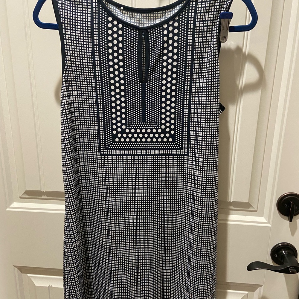 Max Studio Black and White Embellished Mini Dress